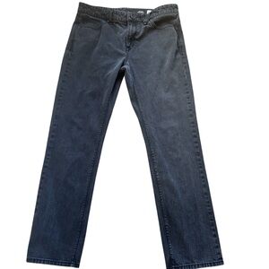 VOLCOM Solver Modern Straight True to This Mens Black Jeans Size 34